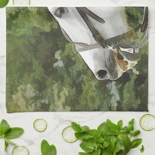 馬 キッチンタオル (折り畳み)