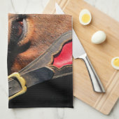 馬 キッチンタオル (四つ折り)