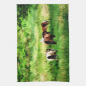 馬 キッチンタオル (縦)