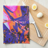 馬 キッチンタオル (四つ折り)