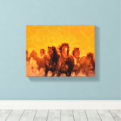 馬 – キャンバスプリント (インサイチュ (ウッドフロア))