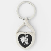 馬 キーホルダー (正面)