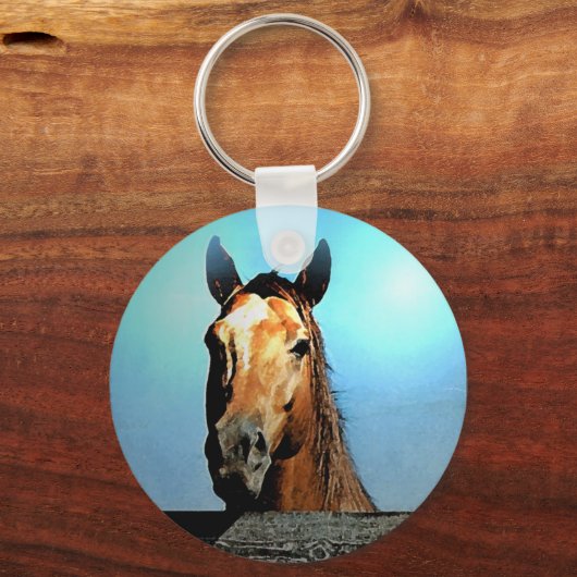 馬 キーホルダー (正面)