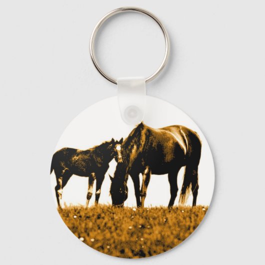 馬 キーホルダー (正面)