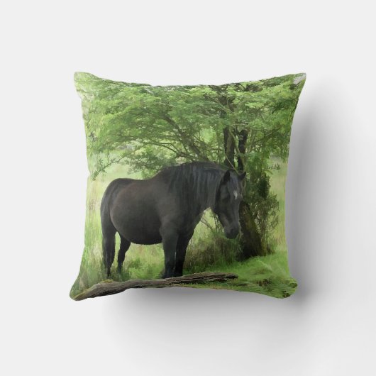 馬 クッション (裏面)