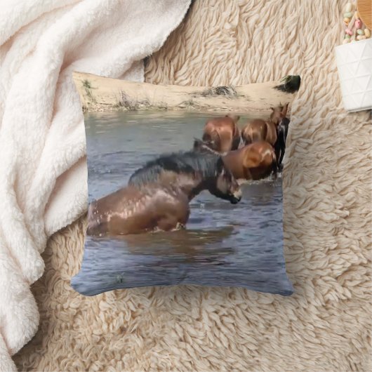 馬 クッション (ブランケット)