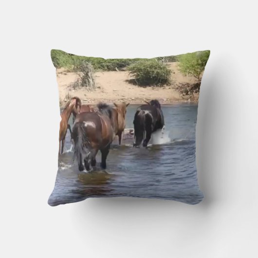 馬 クッション (裏面)