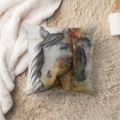 馬 クッション (ブランケット)