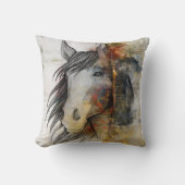 馬 クッション (正面)