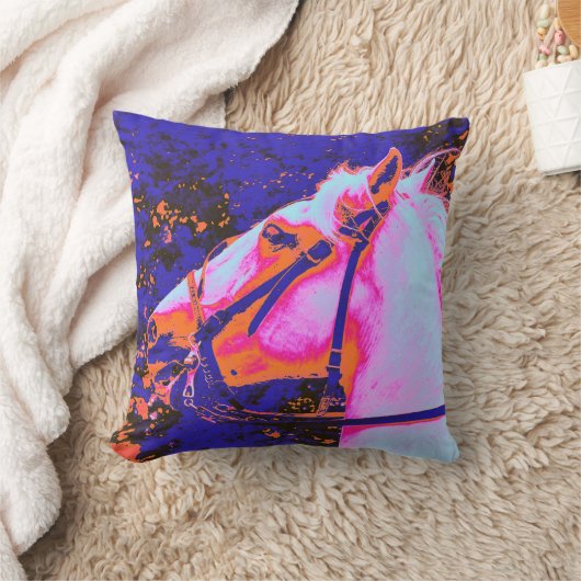 馬 クッション (ブランケット)