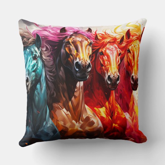 馬 クッション (裏面)