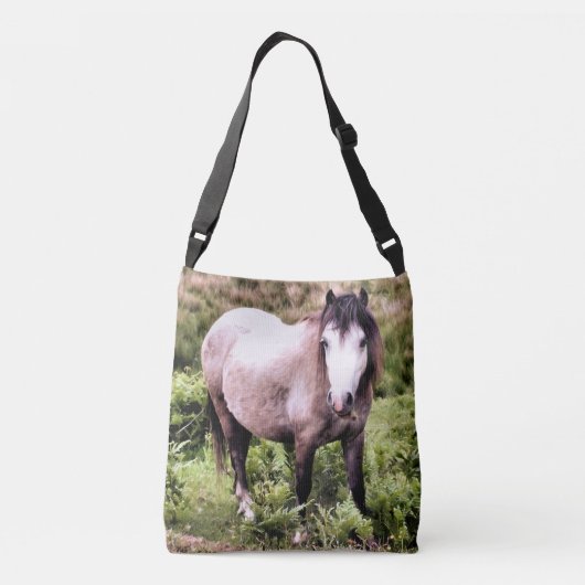 馬 クロスボディバッグ (裏面)