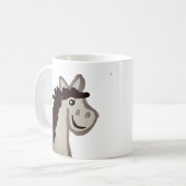 馬 コーヒーマグカップ (正面左)