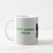 馬 コーヒーマグカップ (左)