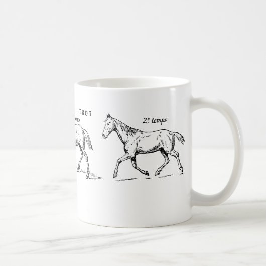 馬 コーヒーマグカップ (右)