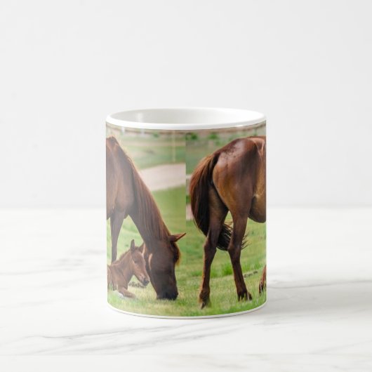 馬 コーヒーマグカップ (中央)