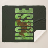 馬 シェルパブランケット (正面(横))