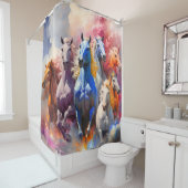 馬 シャワーカーテン (インサイチュ)