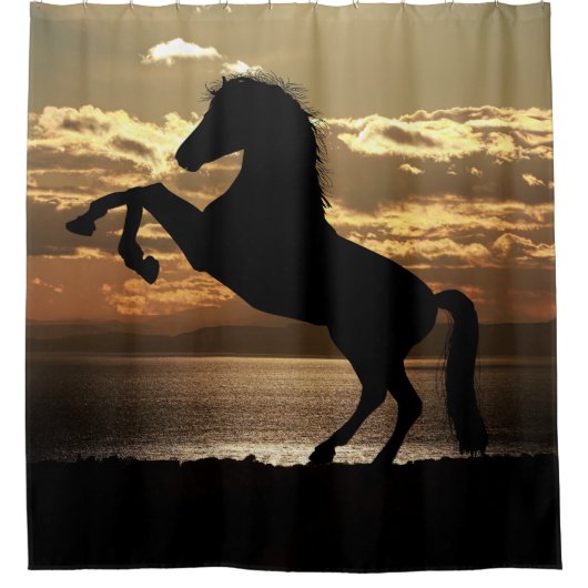 馬 シャワーカーテン (正面)