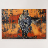 馬 ジグソーパズル (横)