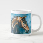 馬 ジャンボコーヒーマグカップ (右)