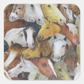 馬 スクエアシール (正面)