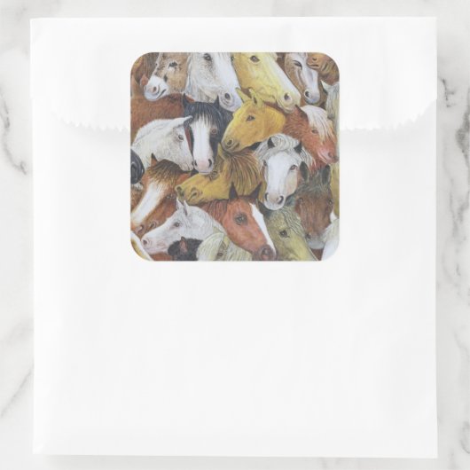 馬 スクエアシール (バッグ)