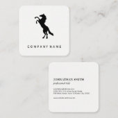 馬 スクエア名刺 (正面/裏面)