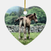 馬 セラミックオーナメント (裏面)