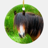 馬 セラミックオーナメント (裏面)