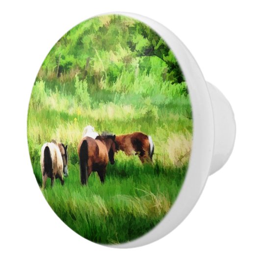 馬 セラミックノブ (右)