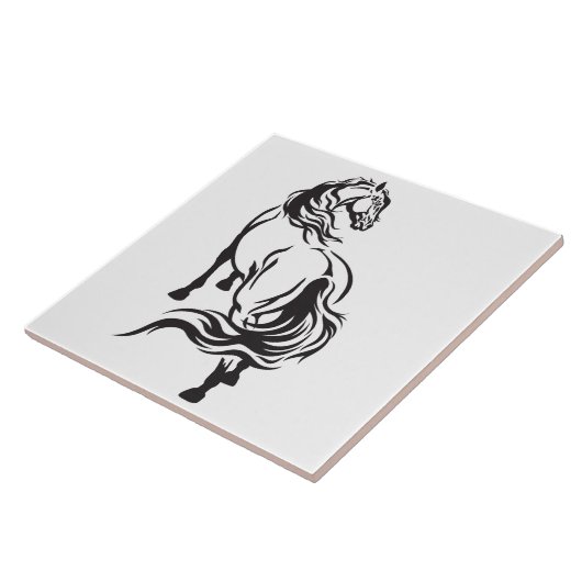 馬 タイル (側面)