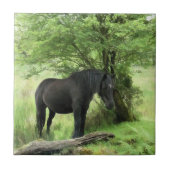 馬 タイル (正面)