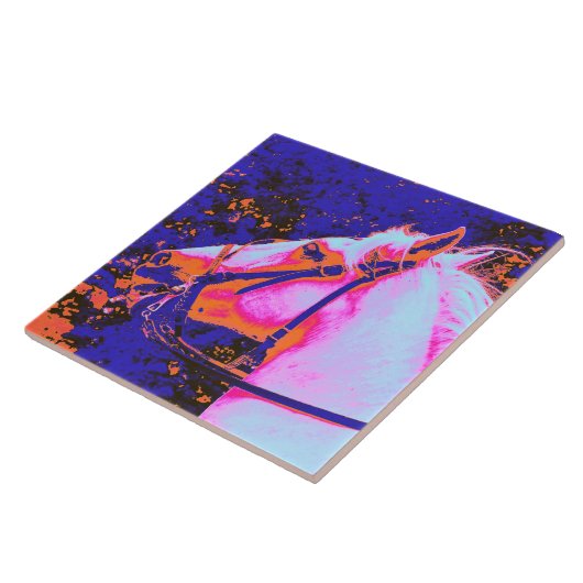 馬 タイル (側面)