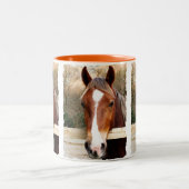 馬 ツートーンマグカップ (中央)