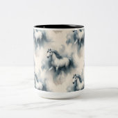 馬 ツートーンマグカップ (中央)