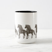 馬 ツートーンマグカップ (中央)