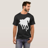 馬  ティナ  馬の競走 Tシャツ (正面フル)