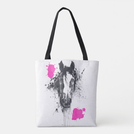 馬 トートバッグ (裏面)