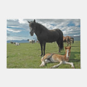 馬 ドアマット (正面)