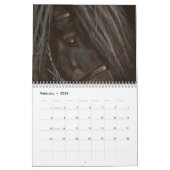 馬、ナンシーJ.ベイリーの芸術 カレンダー (2月 2026)