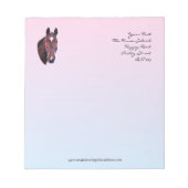 馬 ノートパッド (正面)