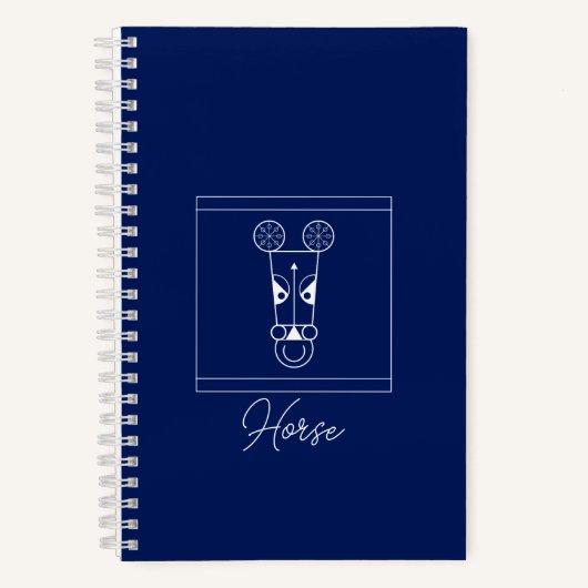馬 ノートブック (正面)