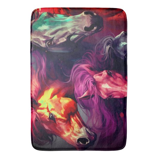 馬 バスマット (正面縦)