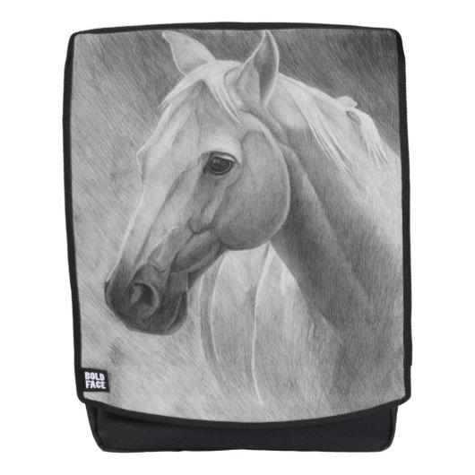 馬 バックパック (正面)