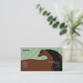 馬-ビジネス 名刺 (スタンド正面)