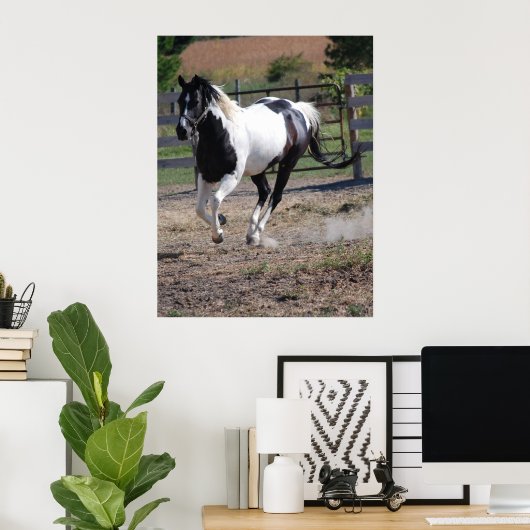 馬/ピ絵を描ン ポスター (ホームオフィス)