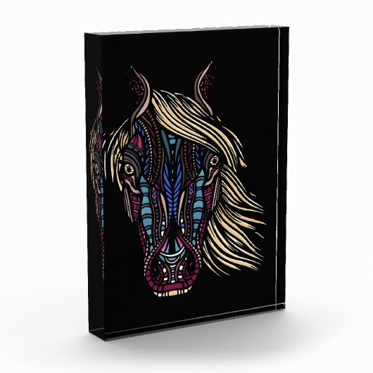 馬 フォトブロック (左)