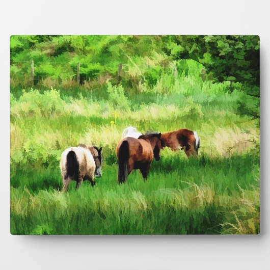 馬 フォトプラーク (正面)