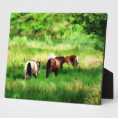 馬 フォトプラーク (側面)